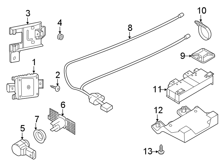 12Rear bumper. Electrical components.https://images.simplepart.com/images/parts/motor/fullsize/9259717.png