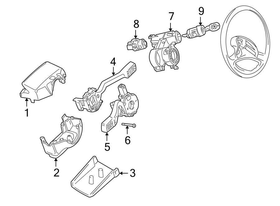 9STEERING COLUMN. SHROUD. SWITCHES & LEVERS.https://images.simplepart.com/images/parts/motor/fullsize/9260325.png