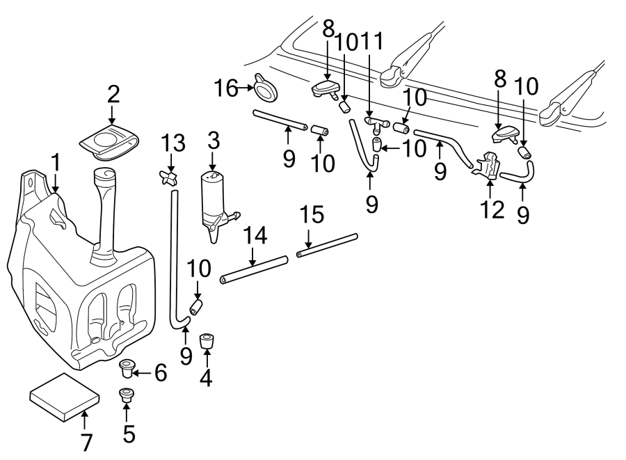 16WINDSHIELD. WASHER COMPONENTS.https://images.simplepart.com/images/parts/motor/fullsize/9260345.png