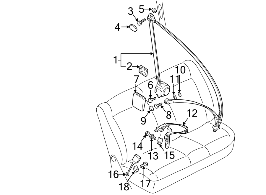 13RESTRAINT SYSTEMS. REAR SEAT BELTS.https://images.simplepart.com/images/parts/motor/fullsize/9260405.png