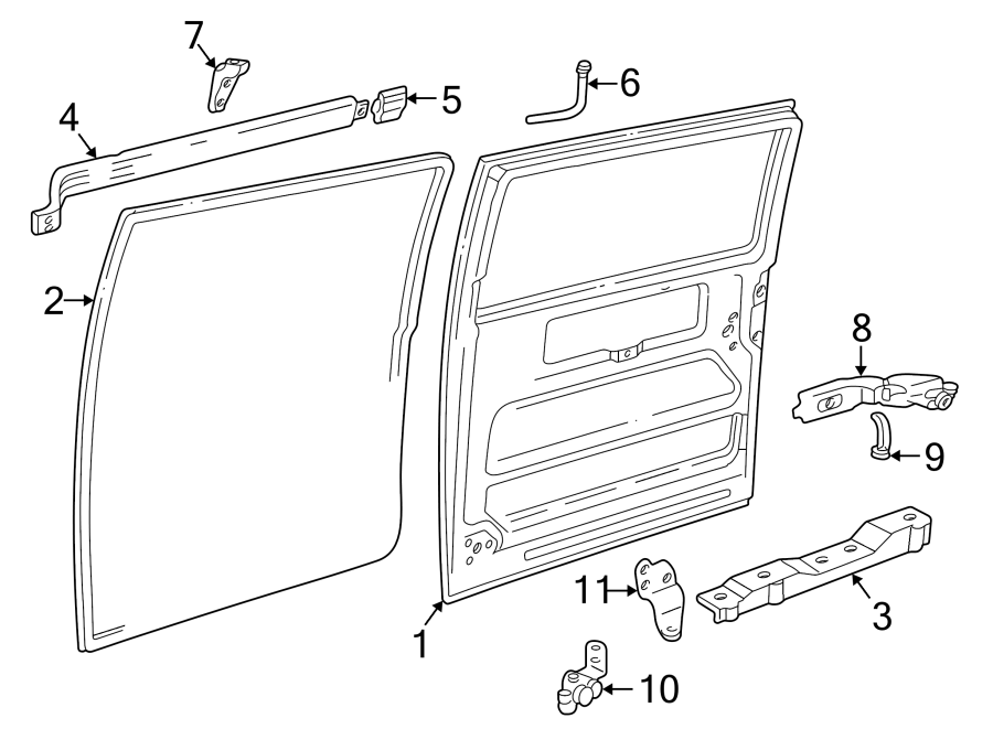 7SIDE LOADING DOOR. DOOR & COMPONENTS.https://images.simplepart.com/images/parts/motor/fullsize/9260450.png