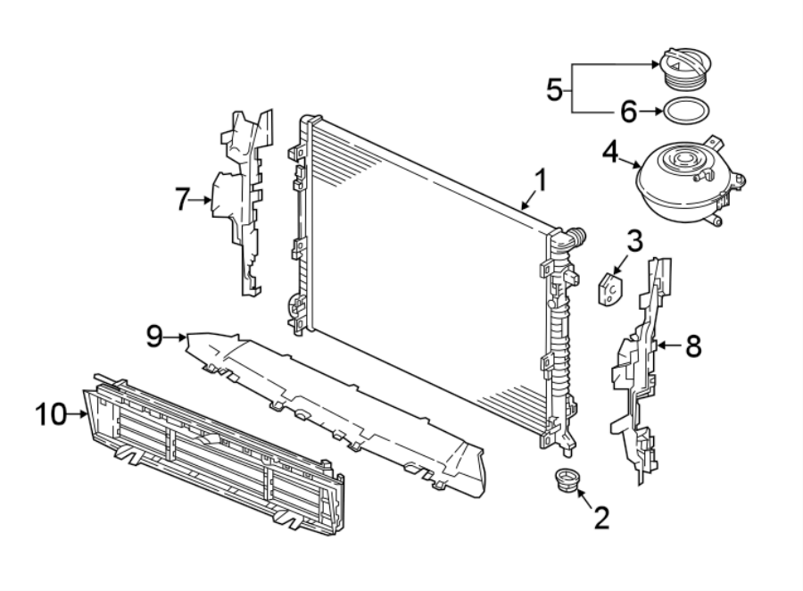 RADIATOR & COMPONENTS.