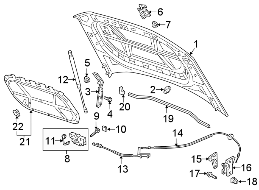 21HOOD & COMPONENTS.https://images.simplepart.com/images/parts/motor/fullsize/9265155.png