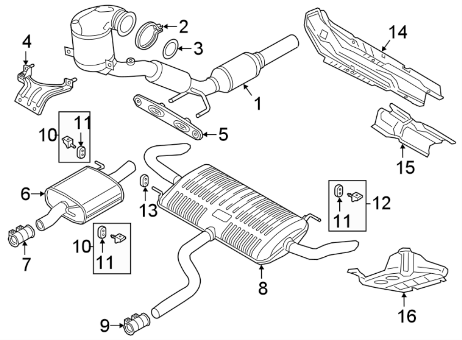 16Exhaust system. Exhaust components.https://images.simplepart.com/images/parts/motor/fullsize/9265330.png