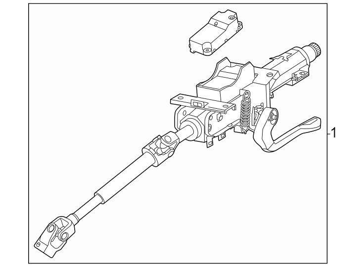 1Steering column assembly.https://images.simplepart.com/images/parts/motor/fullsize/9265403.png