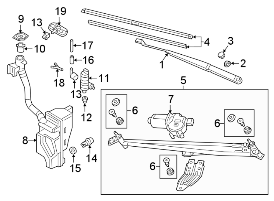 9WINDSHIELD. WIPER & WASHER COMPONENTS.https://images.simplepart.com/images/parts/motor/fullsize/9265420.png