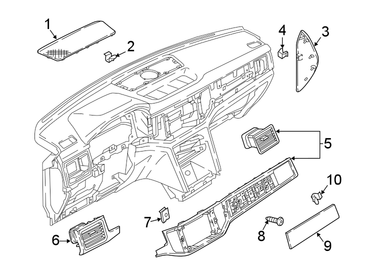 3Instrument panel components.https://images.simplepart.com/images/parts/motor/fullsize/9265440.png