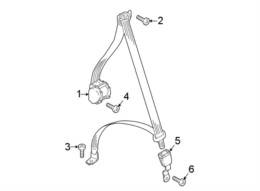 2RESTRAINT SYSTEMS. SECOND ROW SEAT BELTS.https://images.simplepart.com/images/parts/motor/fullsize/9265505.png