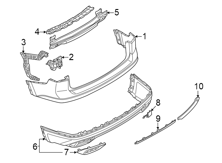 9Rear bumper. Bumper & components.https://images.simplepart.com/images/parts/motor/fullsize/9265860.png