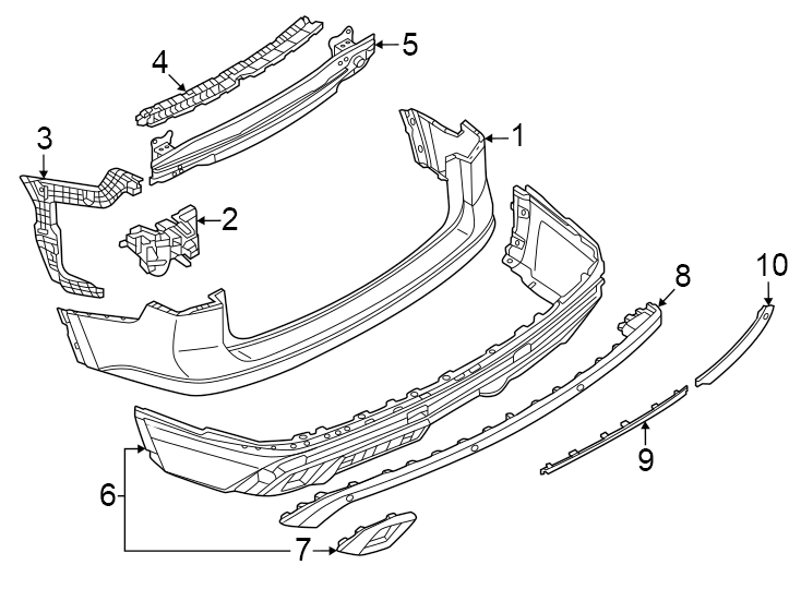 9Rear bumper. Bumper & components.https://images.simplepart.com/images/parts/motor/fullsize/9265870.png