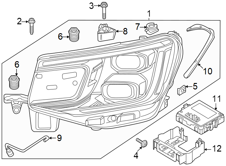 11Front lamps. Headlamp components.https://images.simplepart.com/images/parts/motor/fullsize/9267039.png