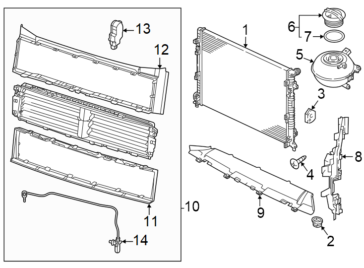 3Radiator & components.https://images.simplepart.com/images/parts/motor/fullsize/9267052.png