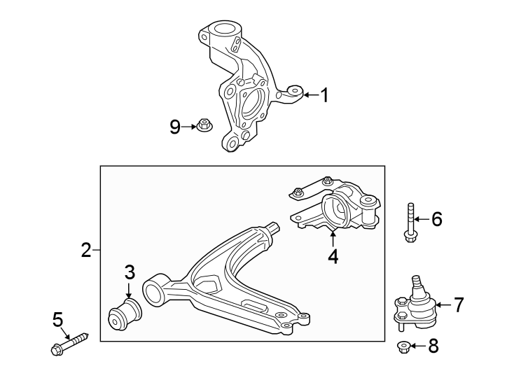 2Front suspension. Suspension components.https://images.simplepart.com/images/parts/motor/fullsize/9267365.png