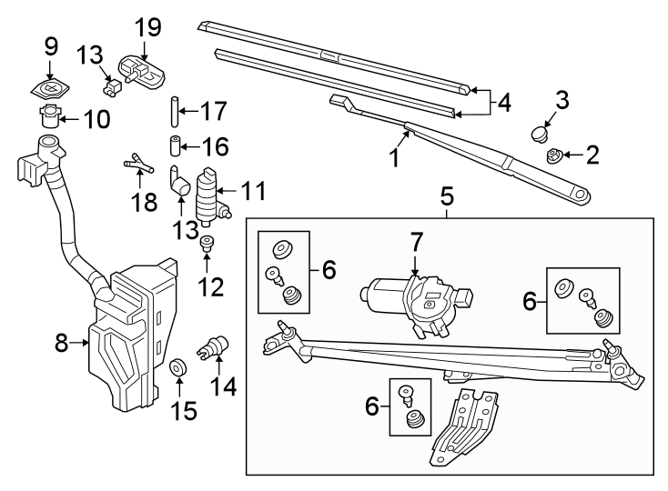 9Windshield. Wiper & washer components.https://images.simplepart.com/images/parts/motor/fullsize/9267420.png