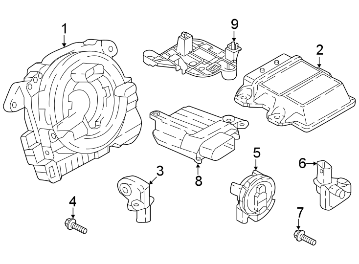 3Restraint systems. Air bag components.https://images.simplepart.com/images/parts/motor/fullsize/9267490.png