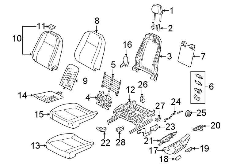 22Seats & tracks. Passenger seat components.https://images.simplepart.com/images/parts/motor/fullsize/9267515.png