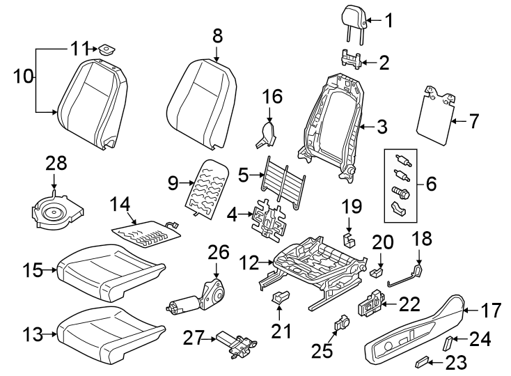 23Seats & tracks. Passenger seat components.https://images.simplepart.com/images/parts/motor/fullsize/9267520.png