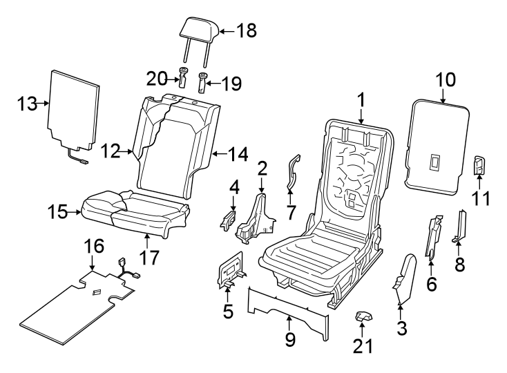 21Seats & tracks. Rear seat components.https://images.simplepart.com/images/parts/motor/fullsize/9267535.png