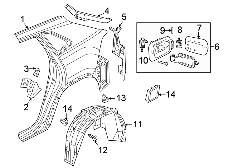 15Quarter panel & components.https://images.simplepart.com/images/parts/motor/fullsize/9267675.png