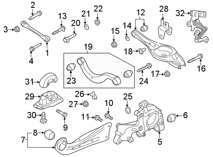 1Rear suspension. Rear seat components. Suspension components.https://images.simplepart.com/images/parts/motor/fullsize/9267710.png