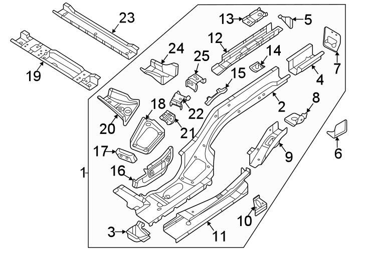 3Rear body & floor. Side rails.https://images.simplepart.com/images/parts/motor/fullsize/9267773.png