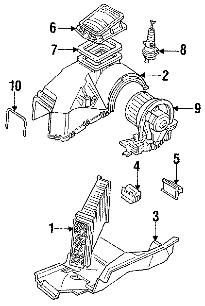 7AIR CONDITIONER & HEATER. EVAPORATOR COMPONENTS.https://images.simplepart.com/images/parts/motor/fullsize/9270100.png