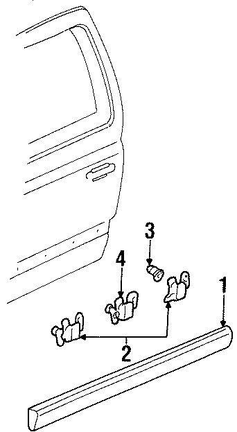 4FRONT DOOR. EXTERIOR TRIM.https://images.simplepart.com/images/parts/motor/fullsize/9270462.png