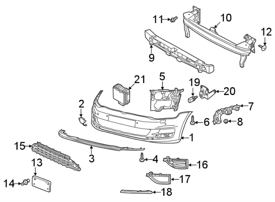 1FRONT BUMPER. BUMPER & COMPONENTS.https://images.simplepart.com/images/parts/motor/fullsize/9272006.png