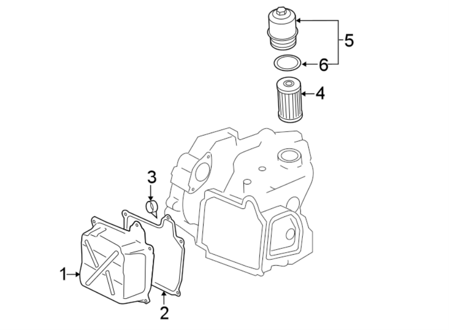 Full size assembly image of ENGINE / TRANSAXLE. TRANSAXLE PARTS. (1/1)
