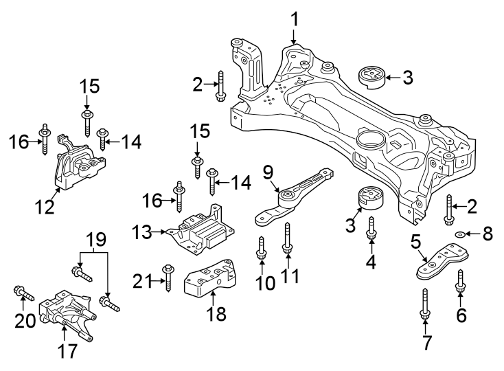 1ENGINE / TRANSAXLE. ENGINE & TRANS MOUNTING.https://images.simplepart.com/images/parts/motor/fullsize/9272325.png