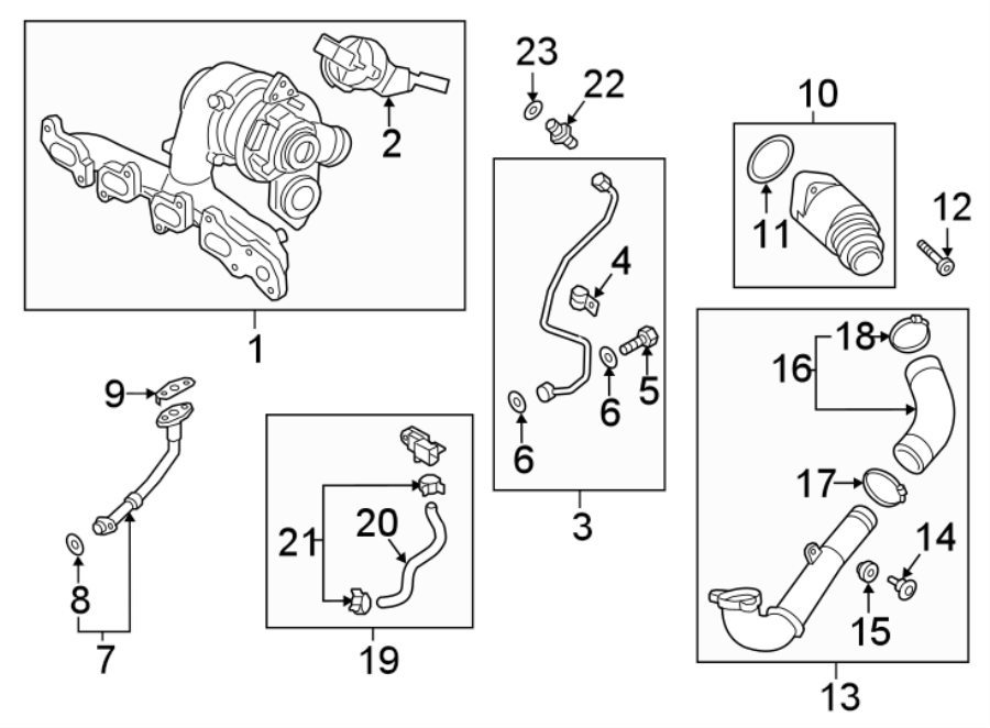 2ENGINE / TRANSAXLE. TURBOCHARGER & COMPONENTS.https://images.simplepart.com/images/parts/motor/fullsize/9272335.png