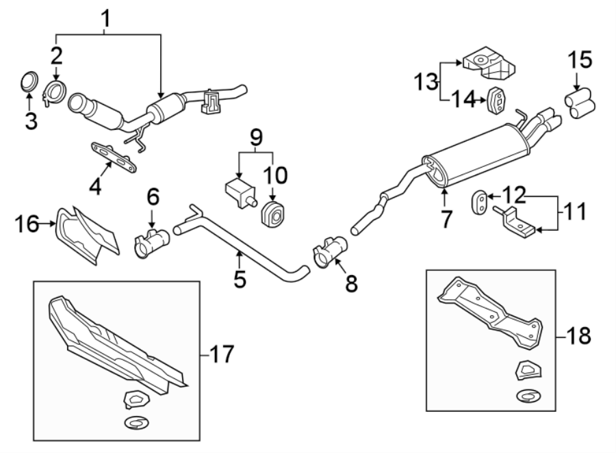 17EXHAUST SYSTEM. EXHAUST COMPONENTS.https://images.simplepart.com/images/parts/motor/fullsize/9272360.png