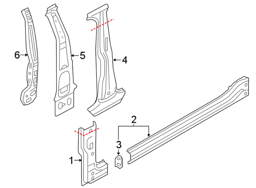 1PILLARS. ROCKER & FLOOR. CENTER PILLAR. HINGE PILLAR.https://images.simplepart.com/images/parts/motor/fullsize/9272630.png