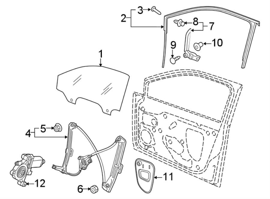 9FRONT DOOR. GLASS & HARDWARE.https://images.simplepart.com/images/parts/motor/fullsize/9272665.png