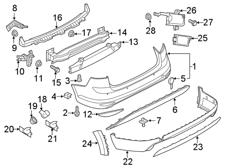 5REAR BUMPER. BUMPER & COMPONENTS.https://images.simplepart.com/images/parts/motor/fullsize/9272850.png