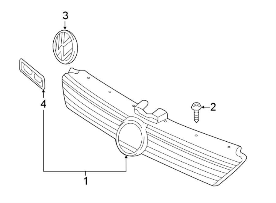 GRILLE & COMPONENTS.