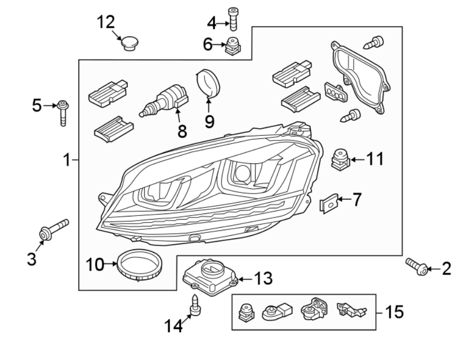 FRONT LAMPS. HEADLAMPS.