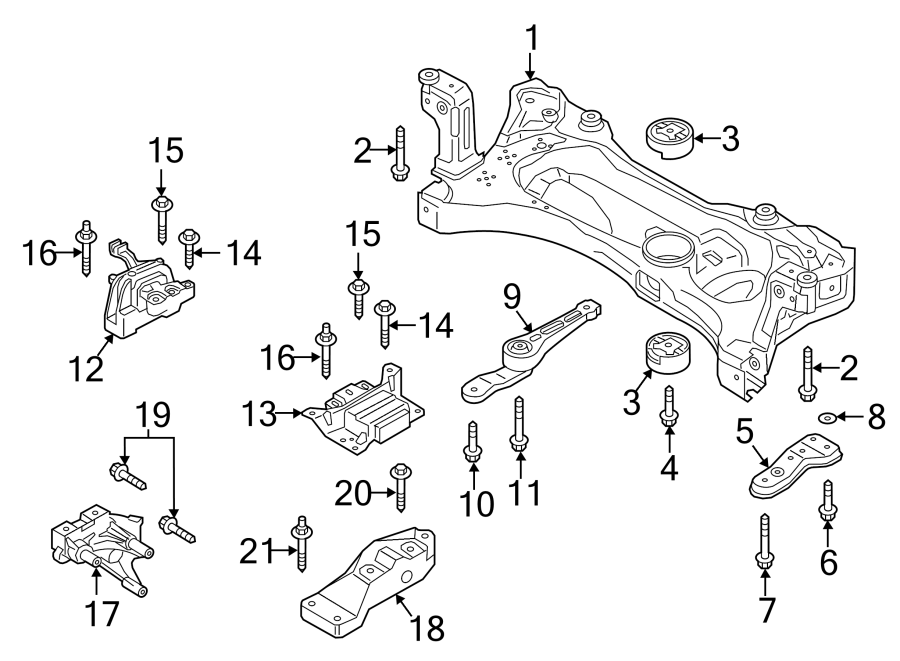 3ENGINE / TRANSAXLE. ENGINE & TRANS MOUNTING.https://images.simplepart.com/images/parts/motor/fullsize/9273295.png