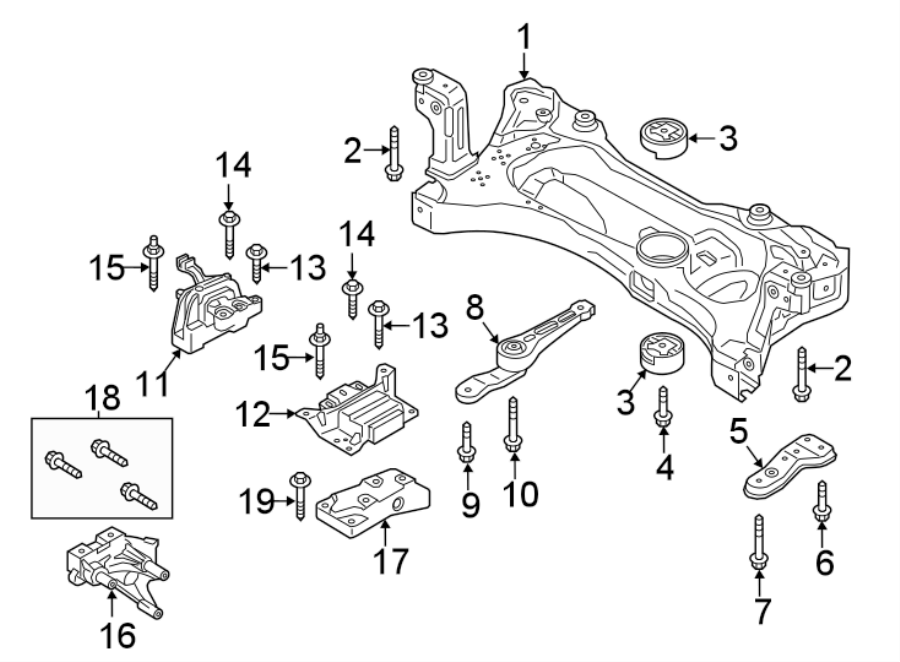 3ENGINE / TRANSAXLE. ENGINE & TRANS MOUNTING.https://images.simplepart.com/images/parts/motor/fullsize/9273328.png