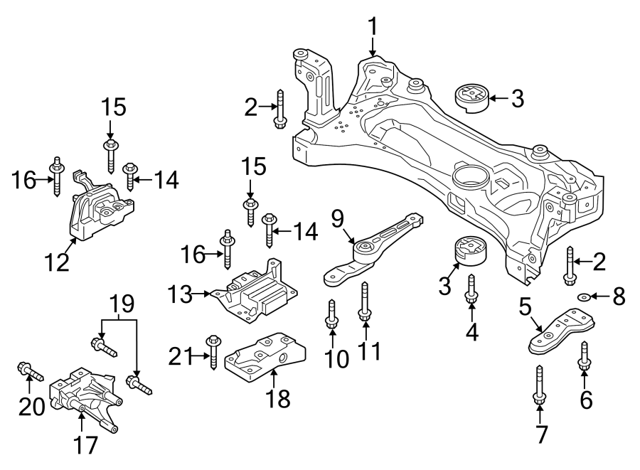 1ENGINE / TRANSAXLE. ENGINE & TRANS MOUNTING.https://images.simplepart.com/images/parts/motor/fullsize/9273330.png