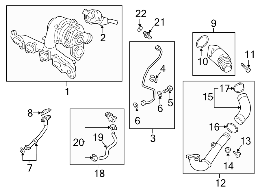 2ENGINE / TRANSAXLE. TURBOCHARGER & COMPONENTS.https://images.simplepart.com/images/parts/motor/fullsize/9273335.png