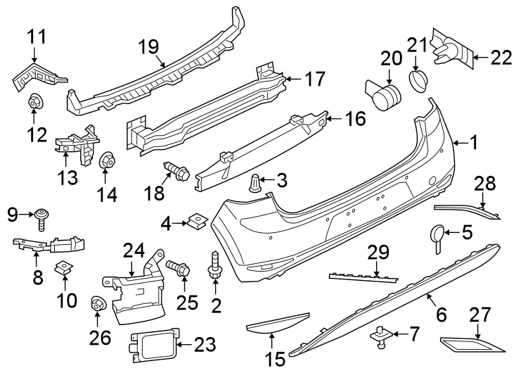 23REAR BUMPER. BUMPER & COMPONENTS.https://images.simplepart.com/images/parts/motor/fullsize/9273925.png