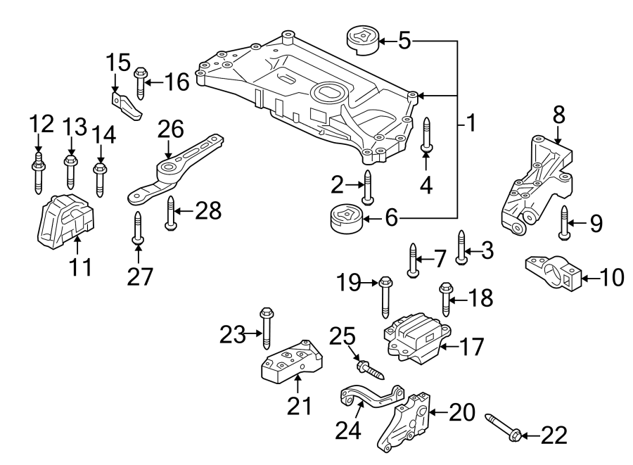 24ENGINE / TRANSAXLE. ENGINE & TRANS MOUNTING.https://images.simplepart.com/images/parts/motor/fullsize/9274300.png