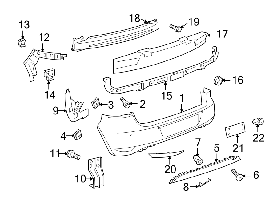 19REAR BUMPER. BUMPER & COMPONENTS.https://images.simplepart.com/images/parts/motor/fullsize/9274850.png