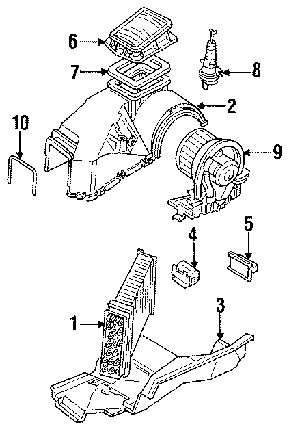 7AIR CONDITIONER & HEATER. EVAPORATOR ASSEMBLY.https://images.simplepart.com/images/parts/motor/fullsize/9275100.png