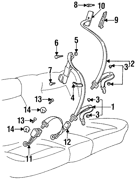 13RESTRAINT SYSTEMS. REAR SEAT BELTS.https://images.simplepart.com/images/parts/motor/fullsize/9275380.png