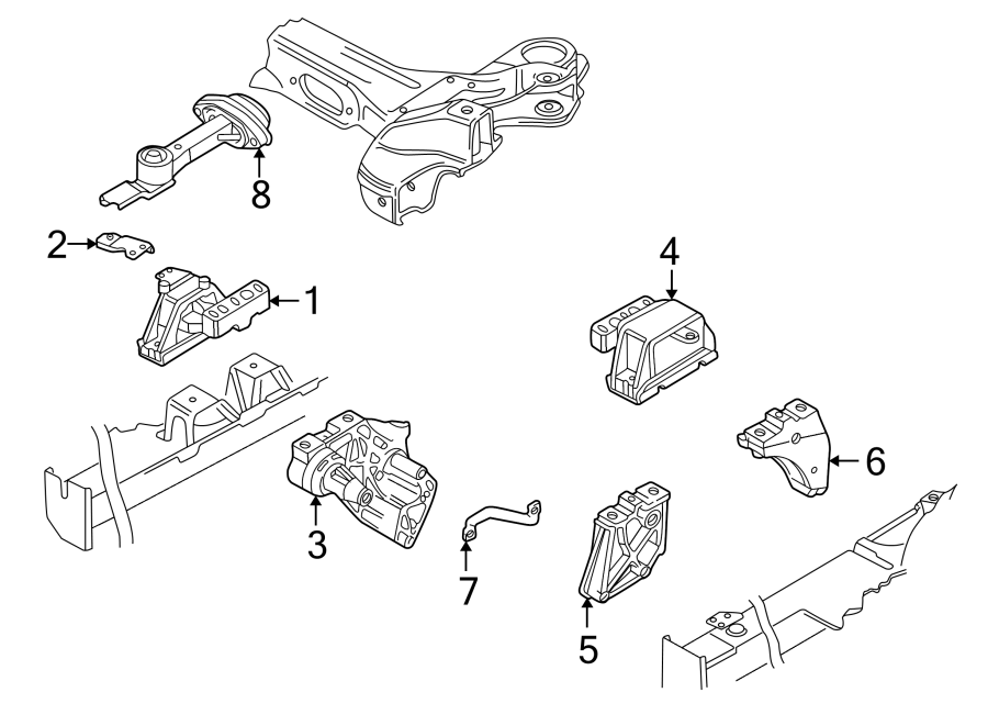 4ENGINE / TRANSAXLE. ENGINE & TRANS MOUNTING.https://images.simplepart.com/images/parts/motor/fullsize/9276260.png