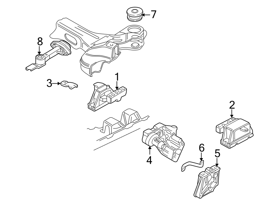 1ENGINE / TRANSAXLE. ENGINE & TRANS MOUNTING.https://images.simplepart.com/images/parts/motor/fullsize/9276290.png