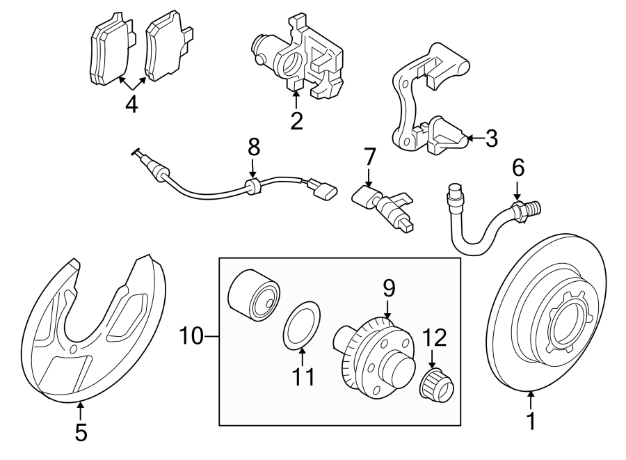 12REAR SUSPENSION. BRAKE COMPONENTS.https://images.simplepart.com/images/parts/motor/fullsize/9276984.png