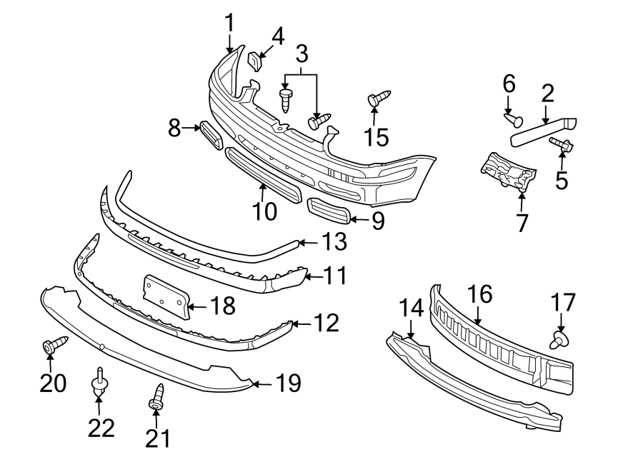 21FRONT BUMPER. BUMPER & COMPONENTS.https://images.simplepart.com/images/parts/motor/fullsize/9277010.png